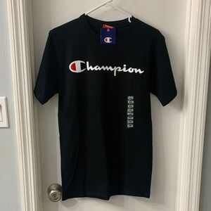 Champion Men's Black Short Sleeve Tee
